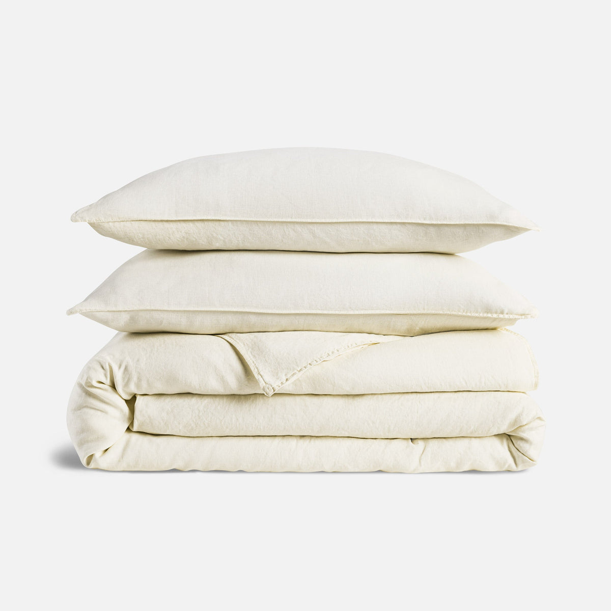 Washed European Linen Duvet Set