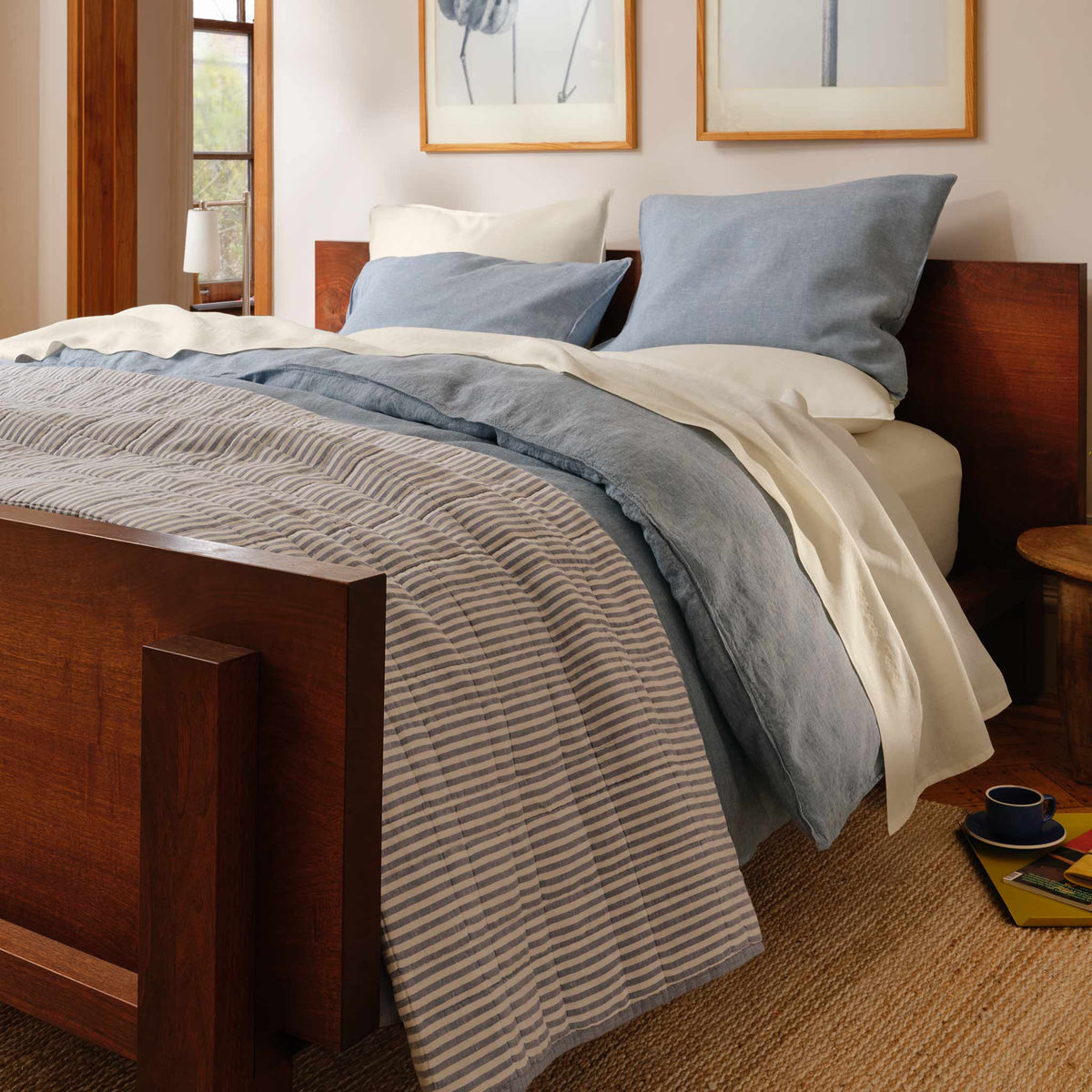 Washed European Linen Duvet Cover