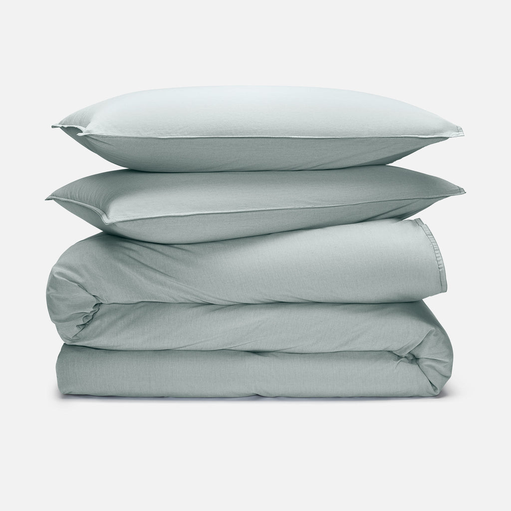 Washed Classic Percale Duvet Set