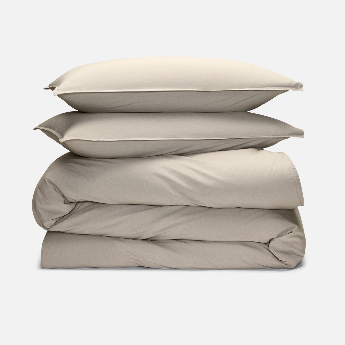 Washed Classic Percale Duvet Set