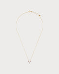 PERSEE Yellow Gold and Sapphire La Vie en Rose Necklace(Yellow Gold)