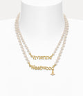 VIVIENNE WESTWOOD Amelia Necklace Brass(2 Colors)